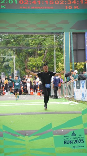 Race photo from Mangkunegaran Run 2025
