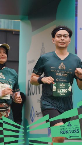 Race photo from Mangkunegaran Run 2025