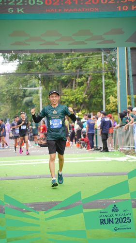 Race photo from Mangkunegaran Run 2025