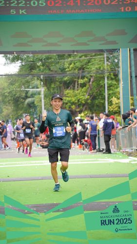Race photo from Mangkunegaran Run 2025