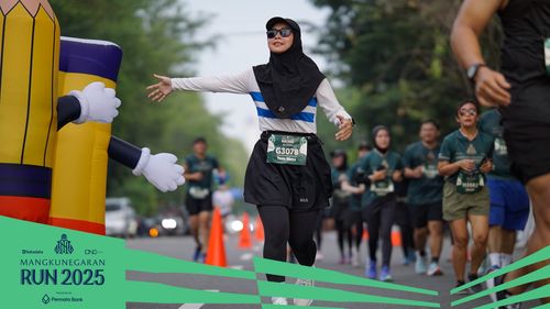 Race photo from Mangkunegaran Run 2025