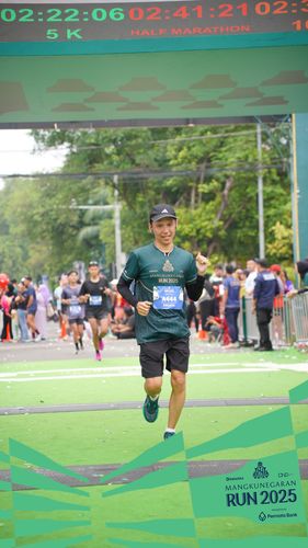 Race photo from Mangkunegaran Run 2025