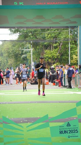 Race photo from Mangkunegaran Run 2025