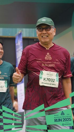 Race photo from Mangkunegaran Run 2025