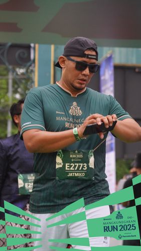 Race photo from Mangkunegaran Run 2025