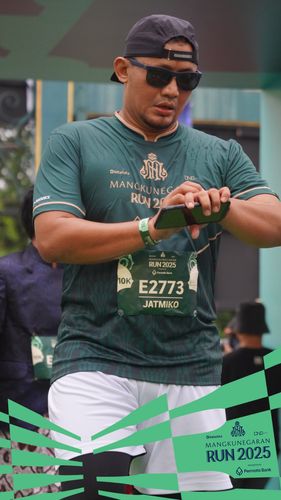 Race photo from Mangkunegaran Run 2025