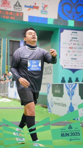 Race photo from Mangkunegaran Run 2025