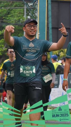 Race photo from Mangkunegaran Run 2025