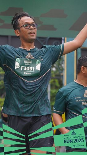 Race photo from Mangkunegaran Run 2025