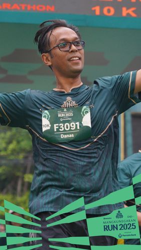 Race photo from Mangkunegaran Run 2025
