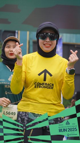 Race photo from Mangkunegaran Run 2025