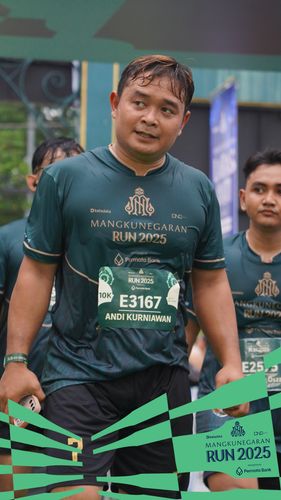 Race photo from Mangkunegaran Run 2025