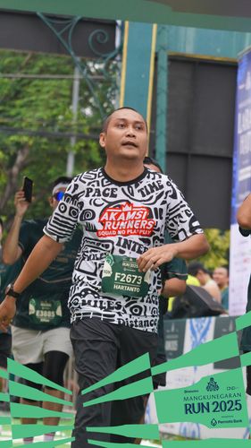 Race photo from Mangkunegaran Run 2025