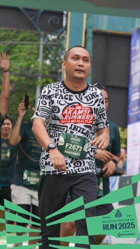 Race photo from Mangkunegaran Run 2025