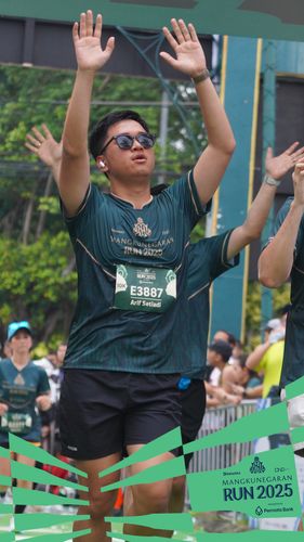Race photo from Mangkunegaran Run 2025