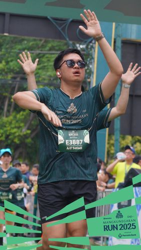 Race photo from Mangkunegaran Run 2025