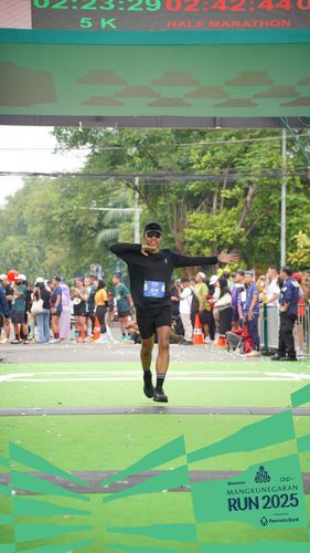 Race photo from Mangkunegaran Run 2025
