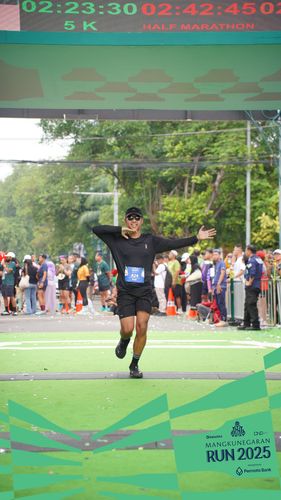 Race photo from Mangkunegaran Run 2025