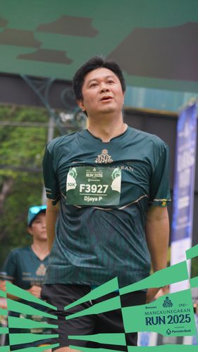 Race photo from Mangkunegaran Run 2025