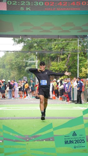 Race photo from Mangkunegaran Run 2025