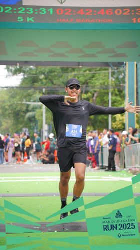 Race photo from Mangkunegaran Run 2025