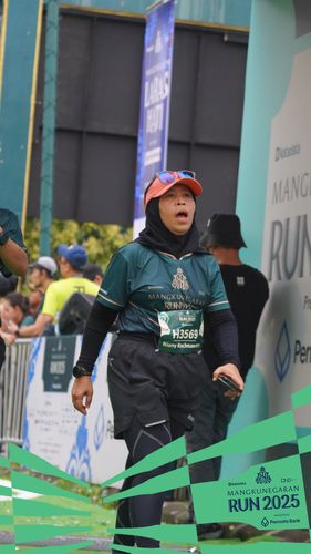 Race photo from Mangkunegaran Run 2025
