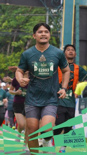 Race photo from Mangkunegaran Run 2025
