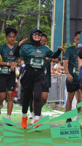 Race photo from Mangkunegaran Run 2025