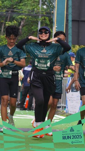 Race photo from Mangkunegaran Run 2025
