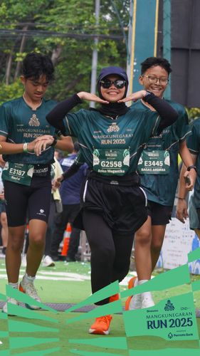 Race photo from Mangkunegaran Run 2025