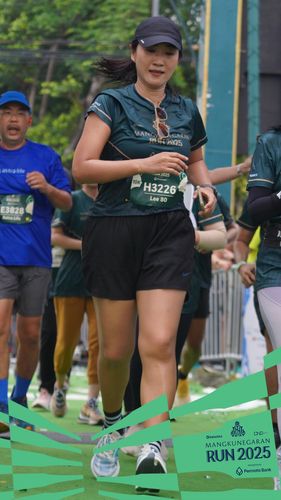 Race photo from Mangkunegaran Run 2025