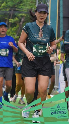 Race photo from Mangkunegaran Run 2025