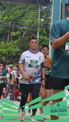 Race photo from Mangkunegaran Run 2025