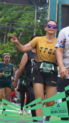 Race photo from Mangkunegaran Run 2025