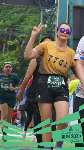 Race photo from Mangkunegaran Run 2025