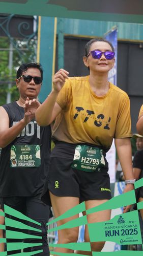 Race photo from Mangkunegaran Run 2025