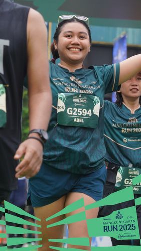 Race photo from Mangkunegaran Run 2025