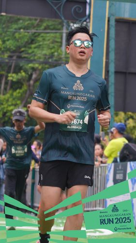 Race photo from Mangkunegaran Run 2025