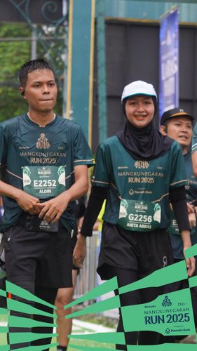 Race photo from Mangkunegaran Run 2025