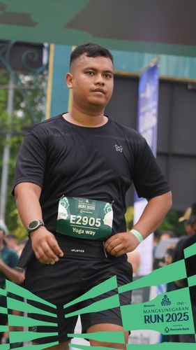 Race photo from Mangkunegaran Run 2025