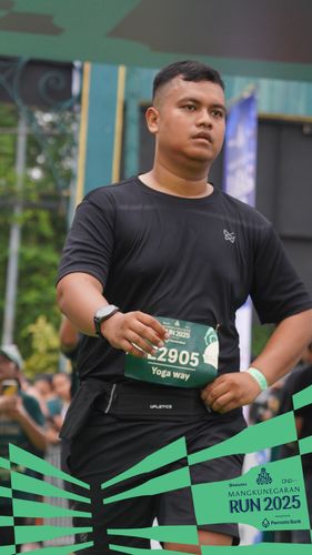 Race photo from Mangkunegaran Run 2025