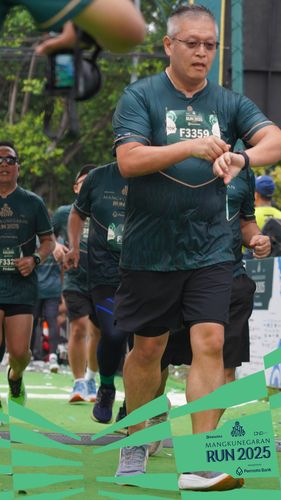 Race photo from Mangkunegaran Run 2025
