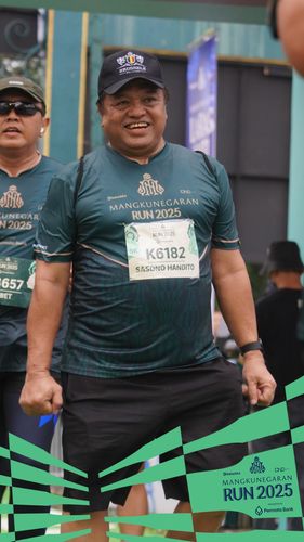 Race photo from Mangkunegaran Run 2025