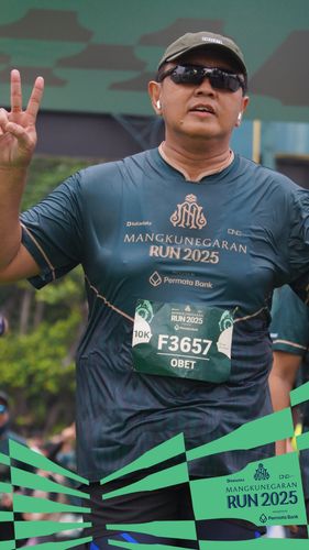 Race photo from Mangkunegaran Run 2025