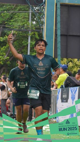 Race photo from Mangkunegaran Run 2025