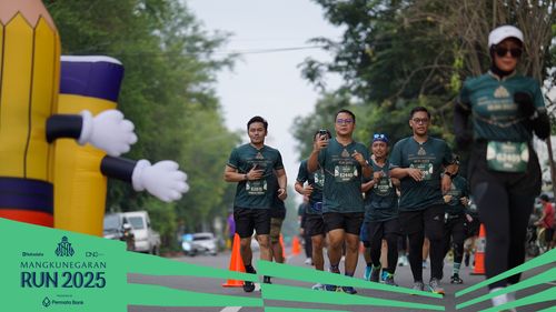 Race photo from Mangkunegaran Run 2025