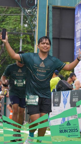 Race photo from Mangkunegaran Run 2025