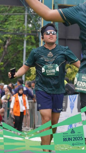 Race photo from Mangkunegaran Run 2025