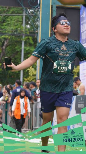 Race photo from Mangkunegaran Run 2025