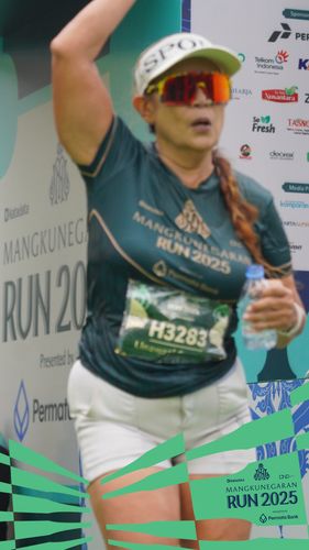 Race photo from Mangkunegaran Run 2025